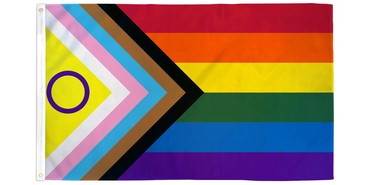 Inclusive Pride Flag Pride Flags for Sale Progress Pride Outdoor — Flagman of America