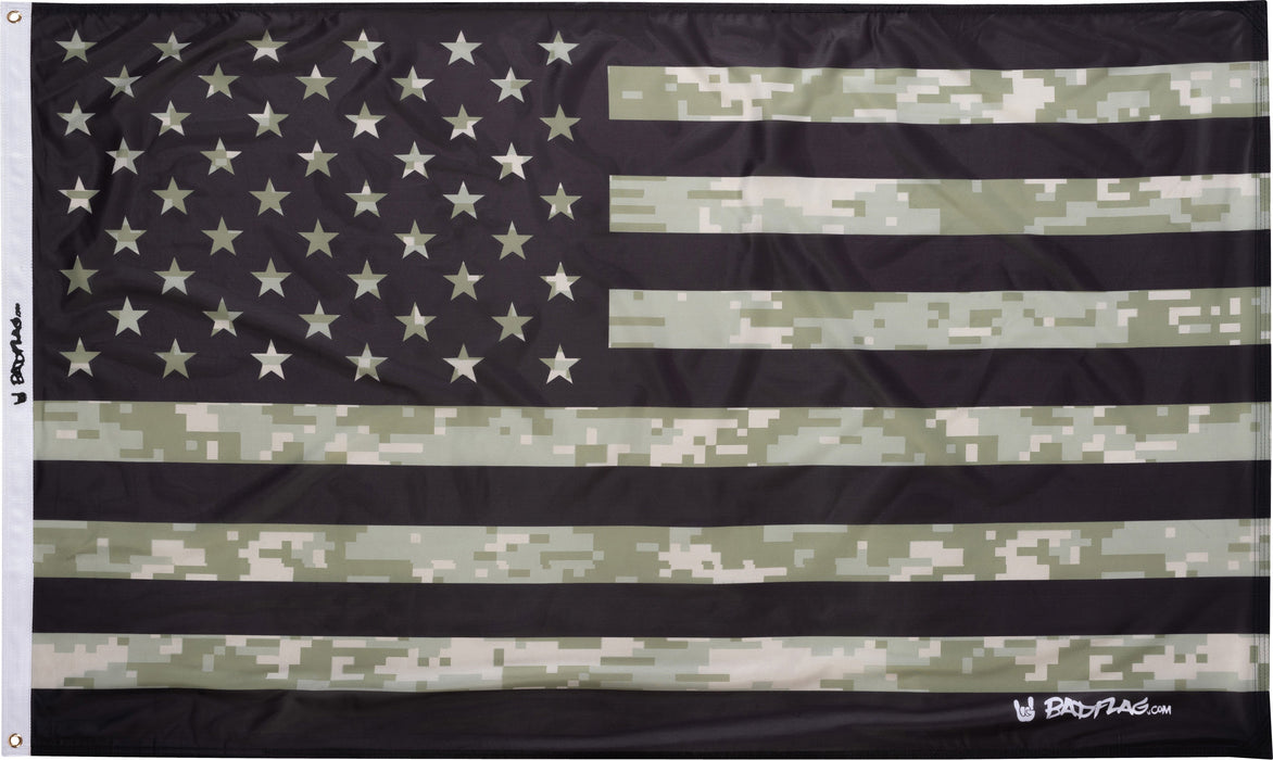 Forest Digital Camo American Flag *BadFlag*