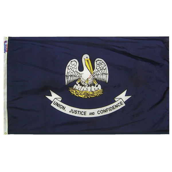 Louisiana Outdoor Nylon Flag (Low-Medium Wind Areas)