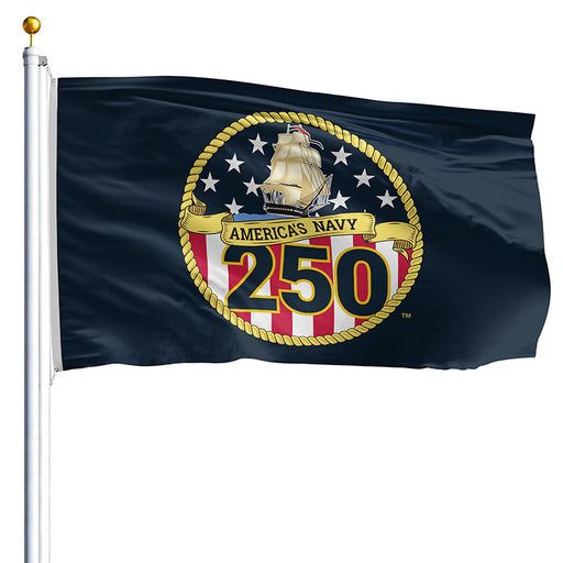 Official Navy 250th Anniversary Flag for Sale