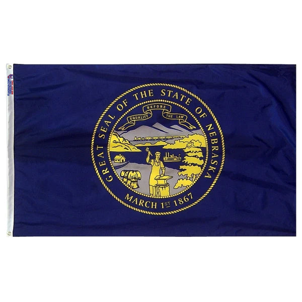 Nebraska Outdoor Polyester Flag (Higher Wind Areas)