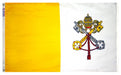 papal flag vatican city flag 3x5 gold and white with crossed keys outdoor nylon made in USA