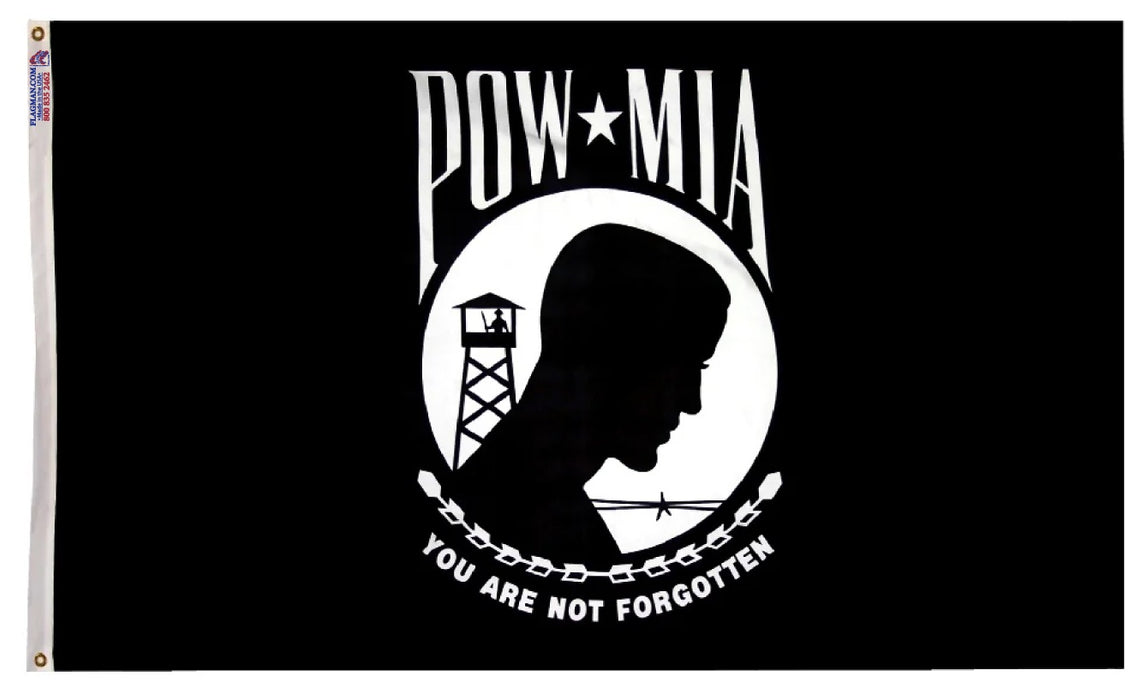 OW MIA outdoor flag made in USA
