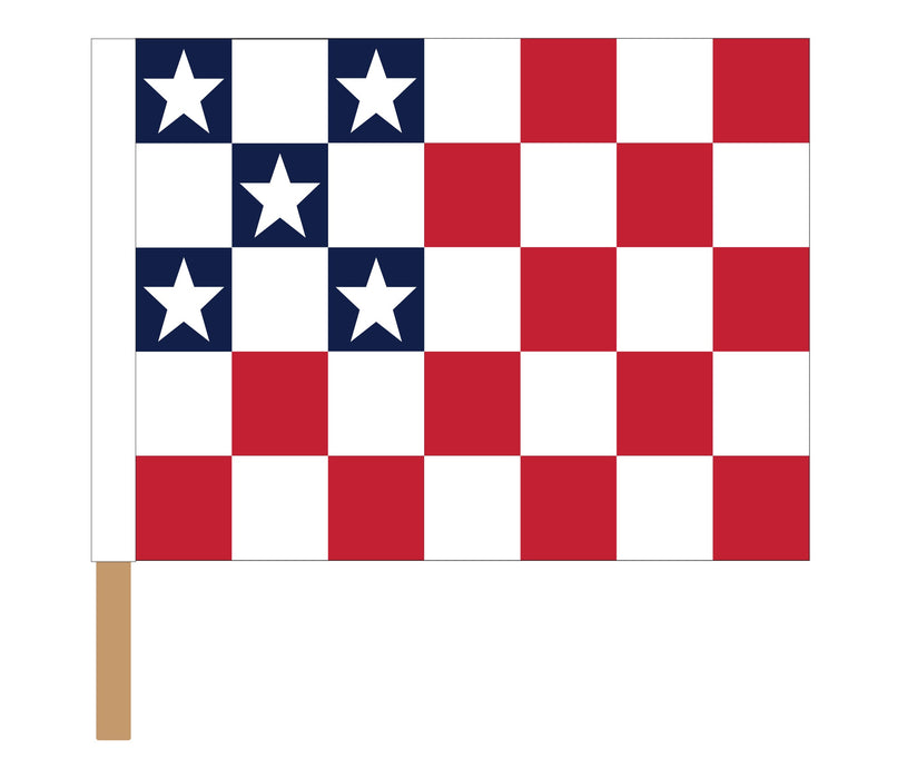 Patriotic Checkered Racing Flag Version 2
