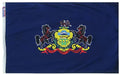 Pennsylvania polyester state flag outdoor high wind made in USA