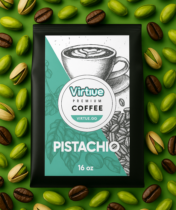 Pistachio Flavored Coffee – 16oz | Virtrue Premium