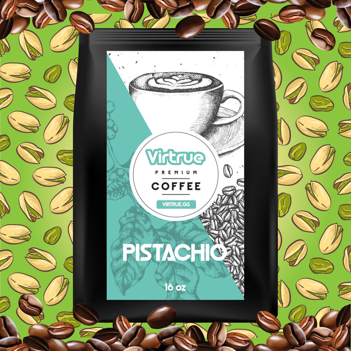Pistachio Flavored Coffee – 16oz | Virtrue Premium