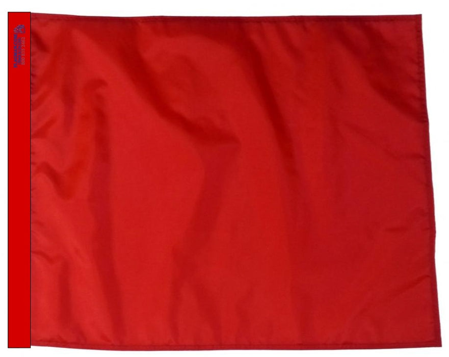 TrackFlag™ Solid Red Professional Race Flag | Made in USA