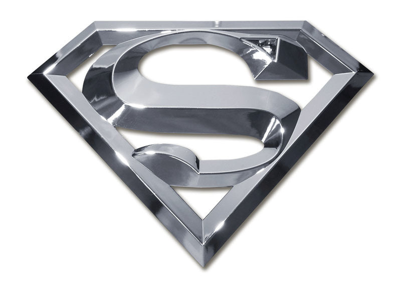 Superman Chrome Auto Emblem *Clearance*