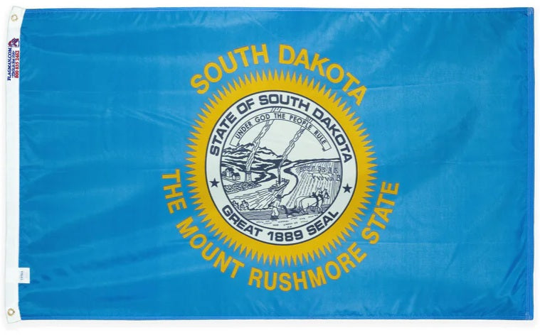 South Dakota Outdoor Polyester State Flag | Made in USA | High Wind Flag