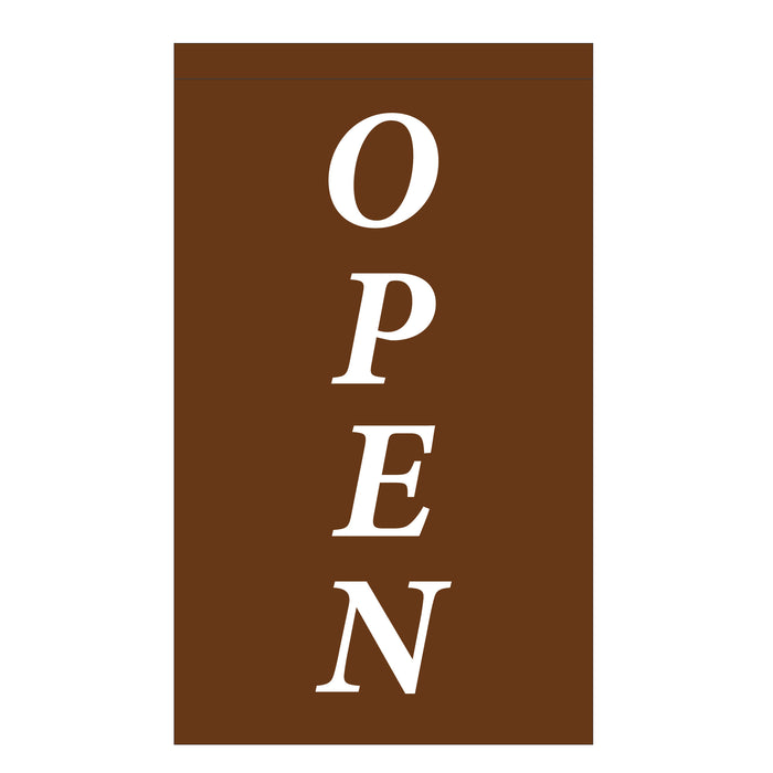 Spice Brown OPEN Flag for sale