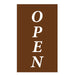 Spice Brown OPEN Flag for sale