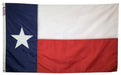Texas Outdoor Nylon State Flag Made in USA with brass grommets
