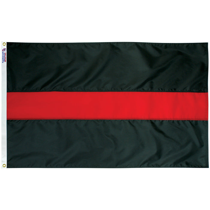 Thin Red Line Firefighter Flag – Outdoor (Made in USA)