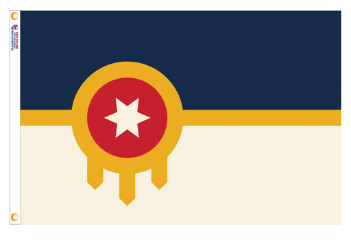 Official City of Tulsa flag made in the USA