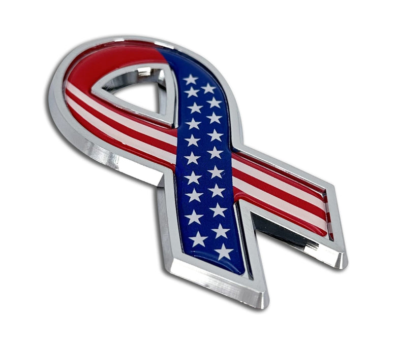 US Flag Car Emblem