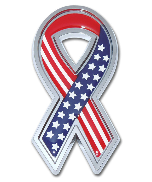 USA Flag Car Emblem