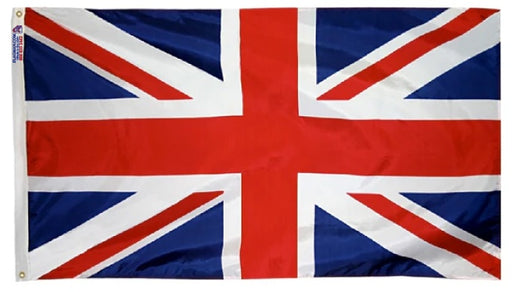 United Kingdom Union Jack flag outdoor nylon Made in USA