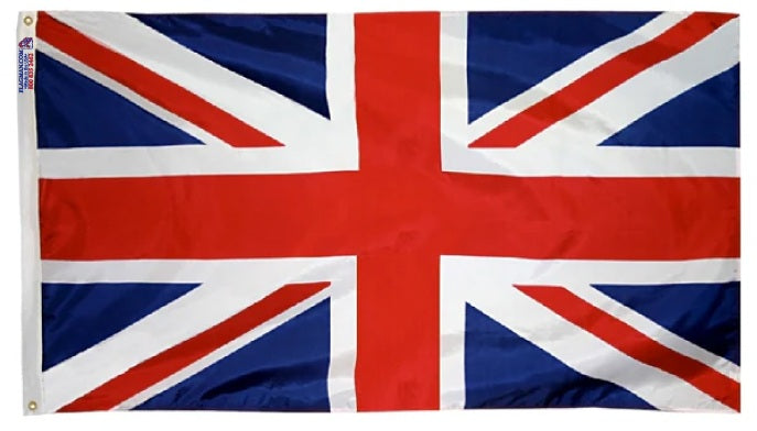United Kingdom Union Jack flag outdoor nylon Made in USA