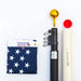 black telescoping flagpole kit made in usa