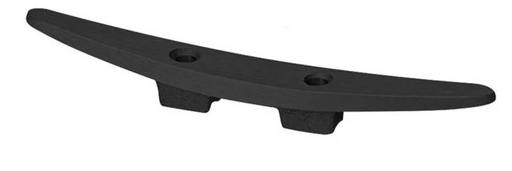 black aluminum flagpole cleat