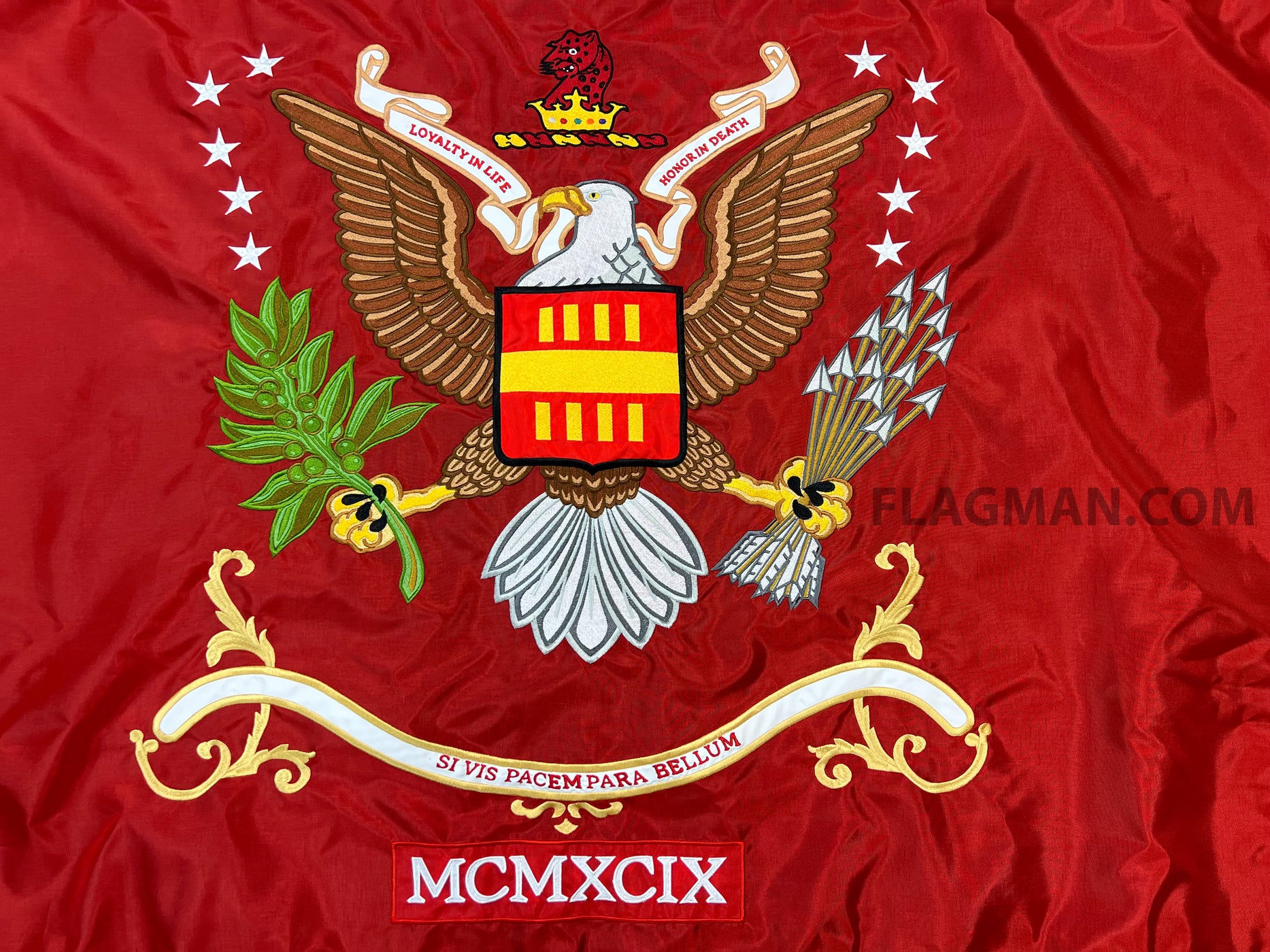Custom Embroidered Flags - Custom Embroidery Flags - Embroider Banners ...