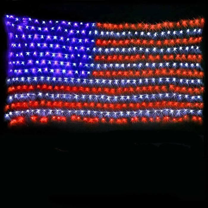 American Flag LED String Lights