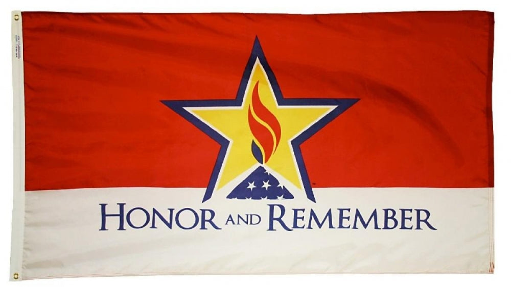 4'x6' Honor & Remember Outdoor Flag *Clearance*