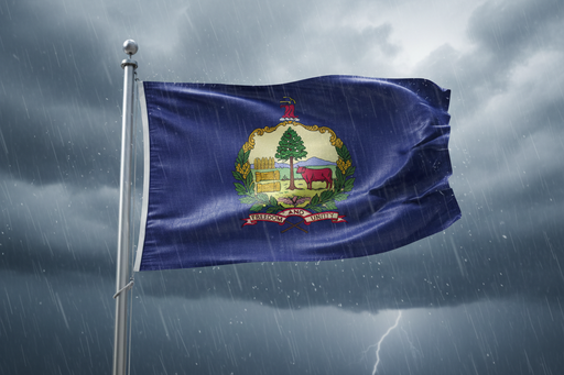 Vermont state flag outdoor polyester high wind durable made in USA
