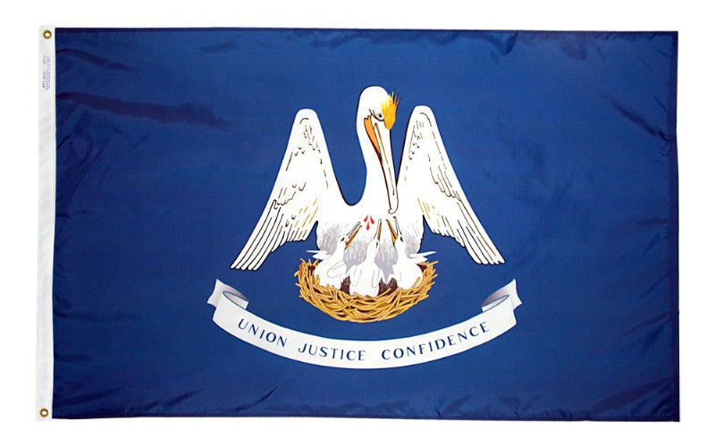 Louisiana Outdoor Polyester Flag (Higher Wind Areas)