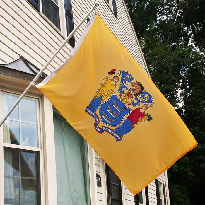 New Jersey Outdoor Nylon Flag (Low-Medium Wind Areas)