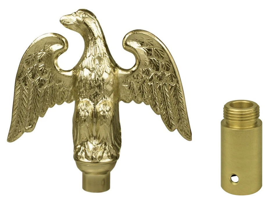 Perched Eagle | Brass Plated