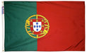 Portugal Flag with Coat of Arms – Green and Red Outdoor Nylon Flag Made in USA