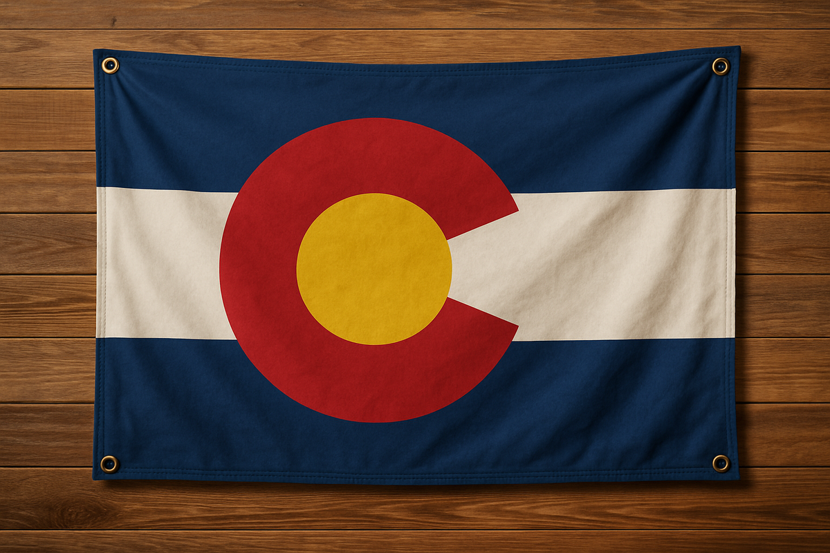 Colorado Flag for Wall Hanging | Colorado Wall Mounting Flag — Flagman ...