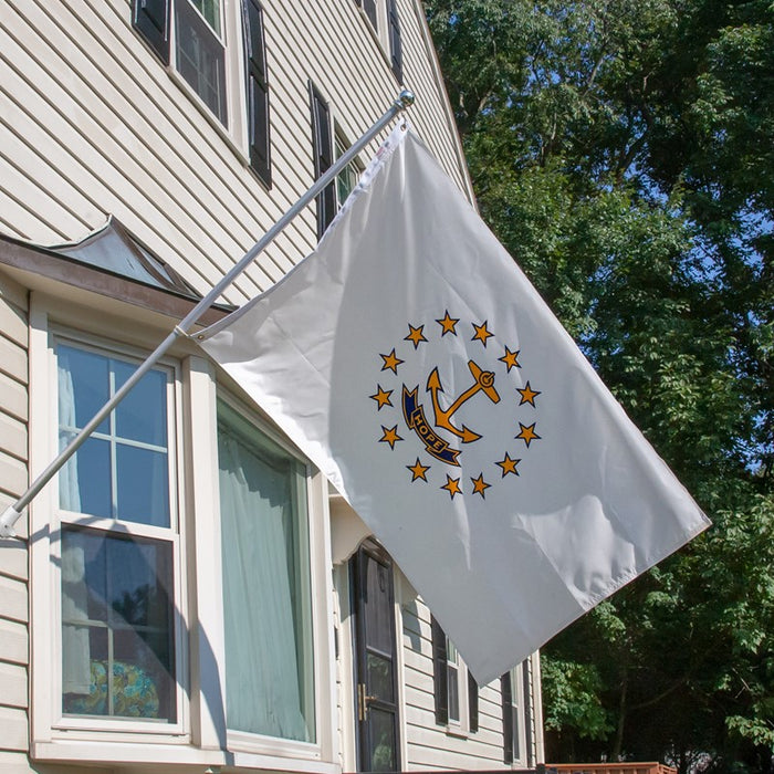 Rhode Island Outdoor Nylon Flag (Low-Medium Wind Areas)