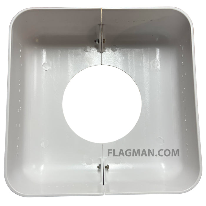 Split Flash Collar for Fiberglass Flagpoles