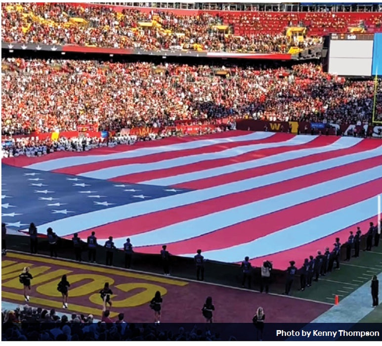 UnityLift™ American Field Flag with Handles – Nylon | Made in USA