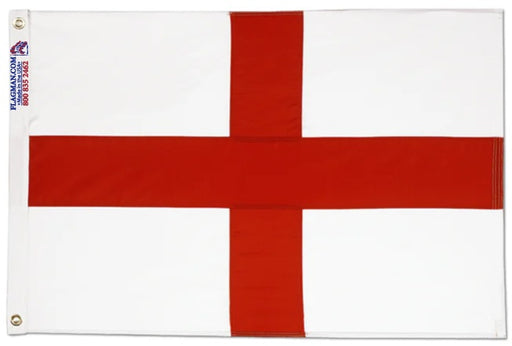 St. George Cross Flag – Red Cross on White England Flag Outdoor Nylon Made in USA