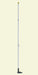 19 foot aluminum telescoping tailgating flagpole kit with wheel stand