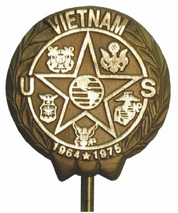 Vietnam Bronze Grave Marker
