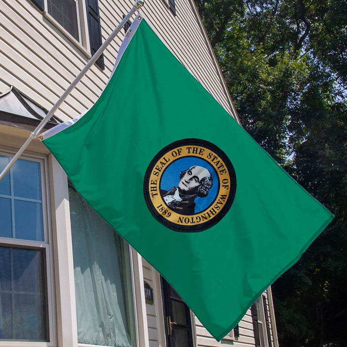 Washington Outdoor Nylon Flag (Low-Medium Wind Areas)