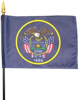 Miniature Utah Flag