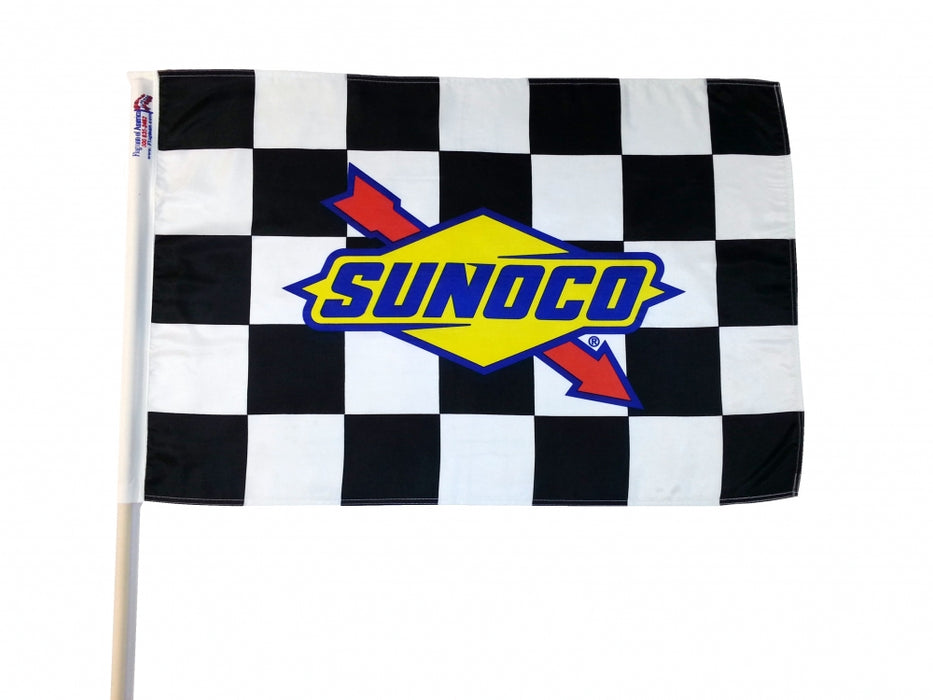 official sunoco racing flag flagman of america