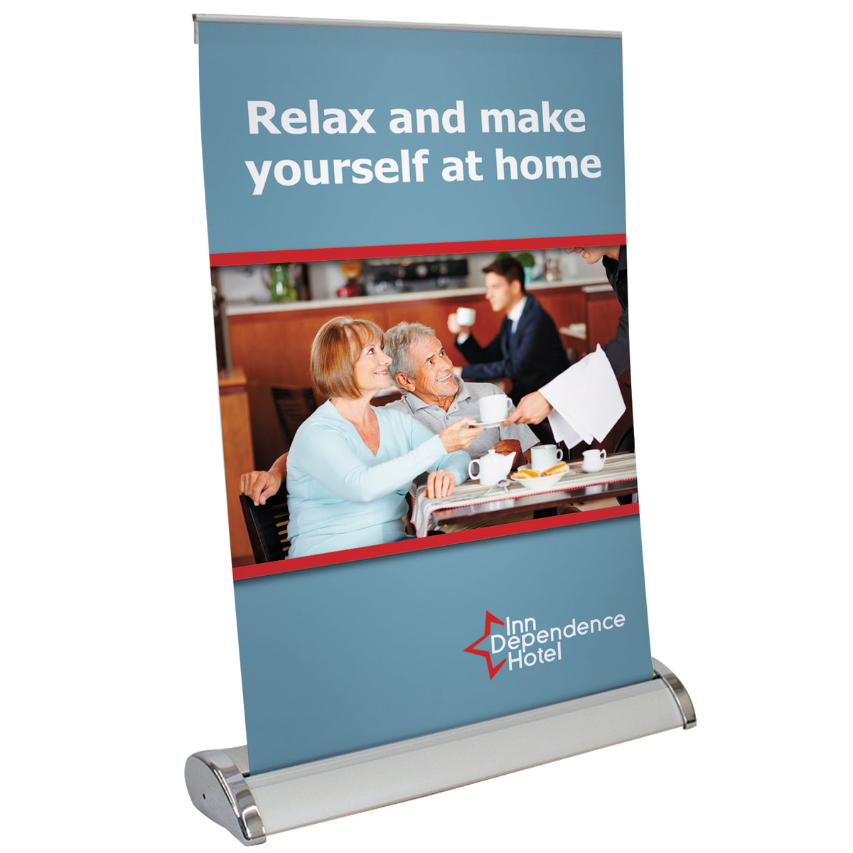 Custom Printed Retractable Table Top Banner Custom Table Banner