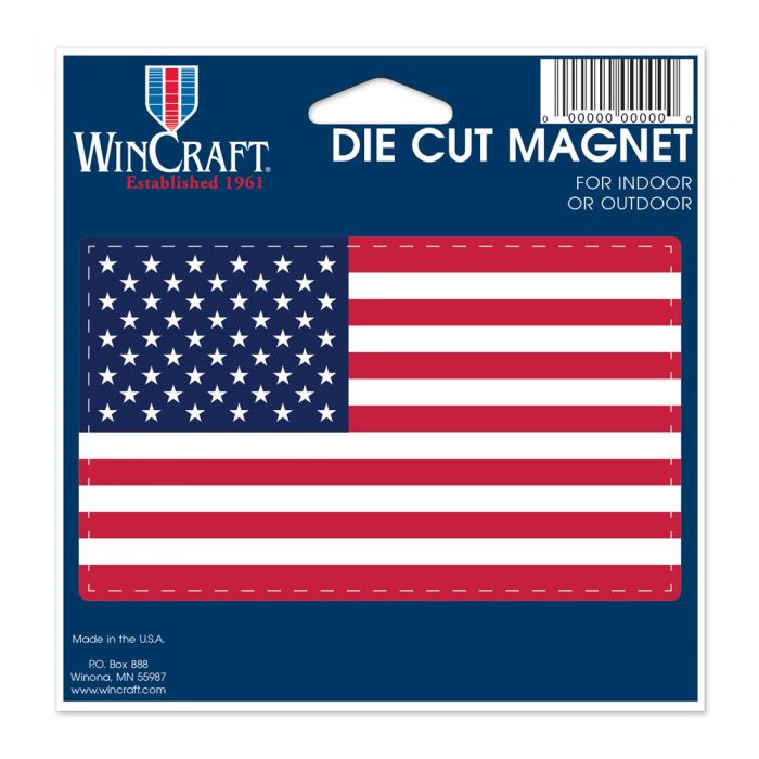 American Flag Die Cut Magnet 4.5"x6"