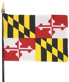 Miniature Maryland Flag
