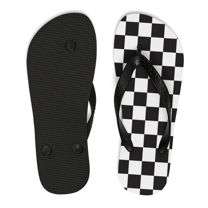 Checkered Unisex Flip-Flops