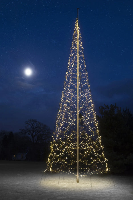 Fairybell Flagpole Christmas Tree Lights