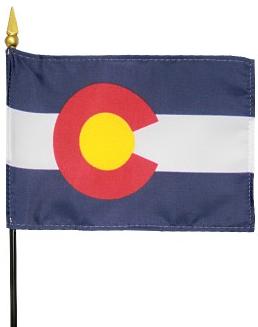 Miniature Colorado Flag