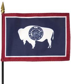 Miniature Wyoming Flag